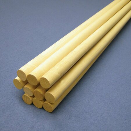 MIDWEST GLOVE 5/8 in.X36 in. -BIRCH HARDWOOD DOWEL NM-133014